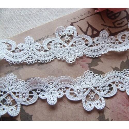 5cm 3yards/lot white water soluble lace decoration royal decoration Diy handmade accessories Z767