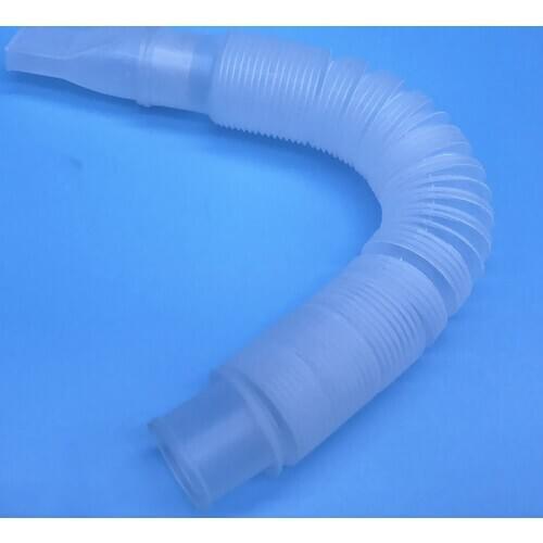 50pcs Disposable atomizing tube sterile corrugated pipe threaded pipe connecting pipe throat pipe mouthpiece