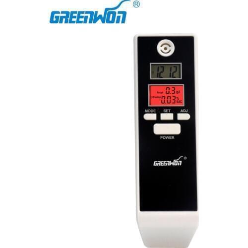 Alcohol Breath Tester Analyzer , Dual LCD Display Digital Alcohol Tester and Timer Analyzer Breathalyzer Free Shipping