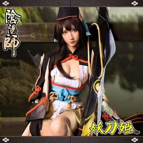 Anime Onmyoji Demon Knife Girl Game Cosplay Costume Daily Women Halloween Carnival Party Uniform Brand New