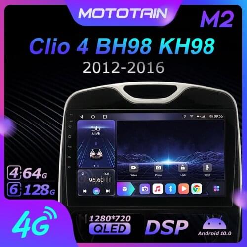 Ownice 6G+128G Android 10.0 Car Radio For Renault Clio 4 BH98 KH98 2012 - 2016 Multimedia Player Video 4G LTE GPS Navi