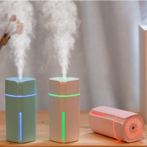 Car Air Humidifier Diffuser USB Ultrasonic Cool Mist Aroma Essential Oil Difusor Colorful LED Lamp Aromatherapy Humidificador