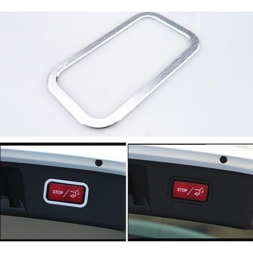 Electric tail gate key decorative stamp for Mercedes Benz GLA GLK GL ML CLS S class Aluminum alloy car styling