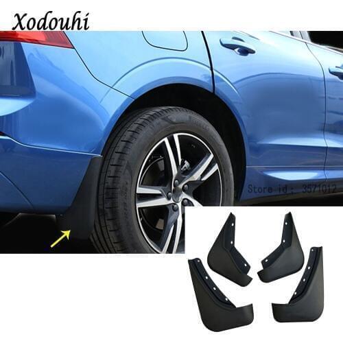 For Volvo XC60 2018 2019 2020 Car Styling Body Plastic Fender Soft Mudguard Protection Flap Splash Mud Guard Frame Trim Parts