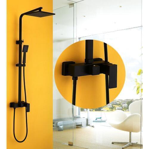 DUERNUO Black Shower Faucets