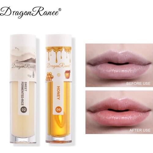 Natural Plant Extarct High Gloss Lip Oil Moisturizing Dry Flower Glow Lip Oil Nourishing Lip Oil Biting Lip Plumper Lip gloss