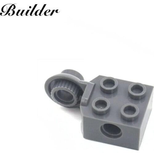 Little Builder 48171 MOC Bricks 2x2 Brick with Joint Connector 10pcs Building Blocks DIY Puzzle Assembles Particles Toys Gifts