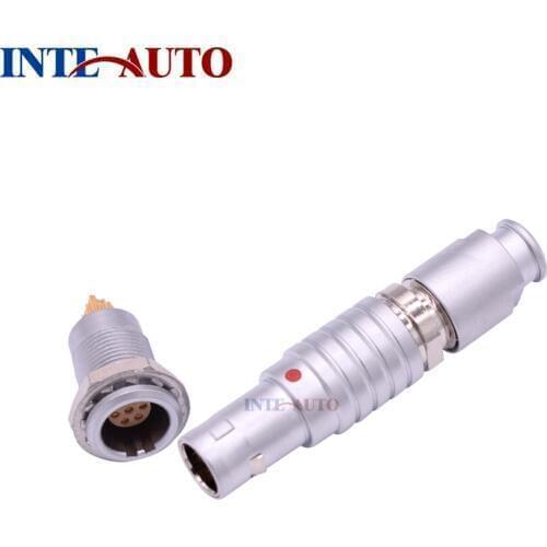 B series compatible TGB ZGB 0B 2 3 4 5 6 7 9 Pole circular self locking push pull male female connector,two keys(alpha=60)