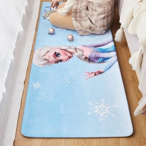 40x120cm Disney Frozen Girls Play Mat Thickening Eco-friendly Children Playmat Cartoon Non-slip Carpet Living Room Mat Doormat