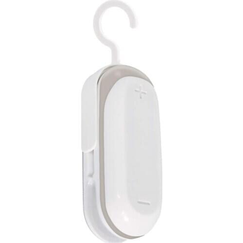 1PCS Mini Bag Sealer (Not Including Battery),Portable Heat Vacuum Sealers Plastic Seale,2 In 1 Heat Seal Food Plastic Sealer