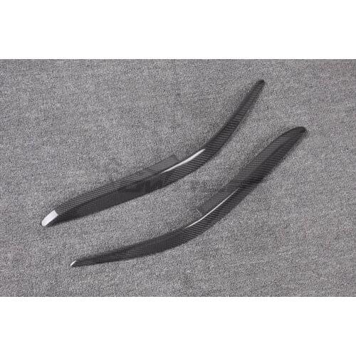 Carbon Fiber Headlight Eyelids Eyebrows for 1998-2002 Honda Accord V6