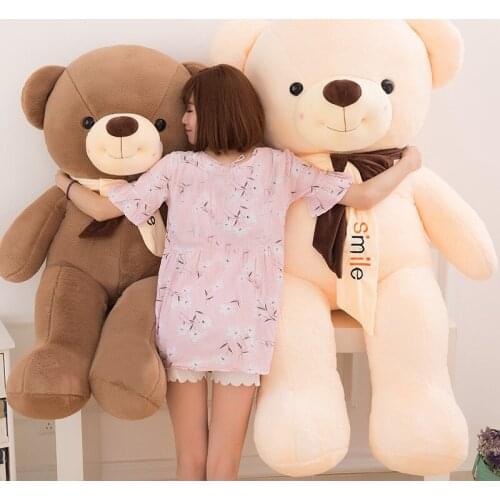 New Lovely High Quality Teddy Bear with Scarf Stuffed Animals Bear Plush Toys Hug Doll Kids Girl Birthday Gift