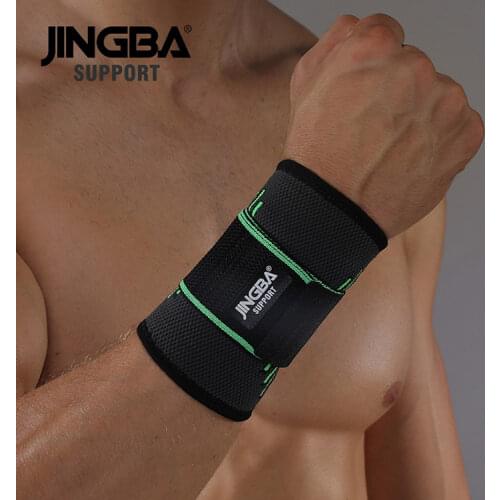One Piece Nylon Wristband Support Fitness Brace Bandage Wrist Support Protective Gear Weightlifting Sports Fitness Accessories