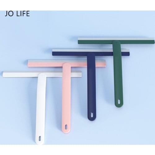 JO LIFE Window Glass Brush Wiper Washing Scraper Bathroom Mirror Car Blade Brush Cleaning Tool