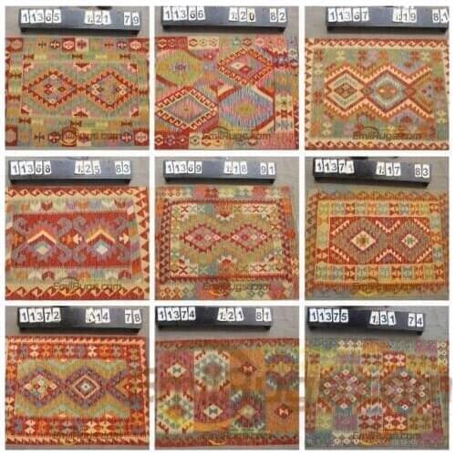 Kilim Fabric Handmade New Listing Square Rug Carpet Bohemian Wool Knitting Carpets