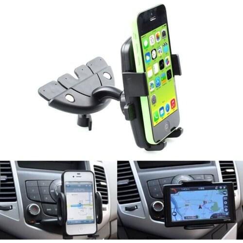 Universal CD Slot Car Mount Holder Stand for iPhone Samsung and Other Phones 360 Degree Rotation Vent Mount Holder
