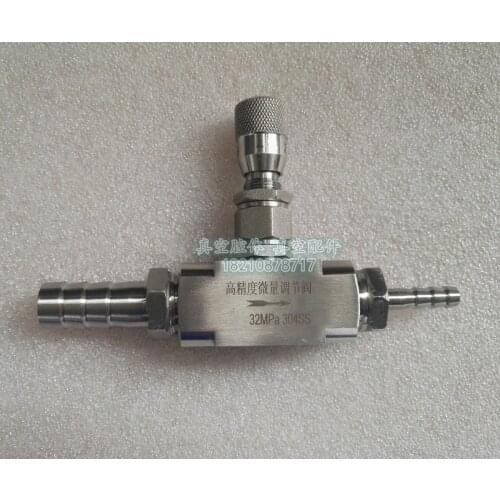 Vacuum Pagoda Micro-regulation Valve / Needle Valve / Tracheal Needle Valve / with Scale 6 8 10 12mm