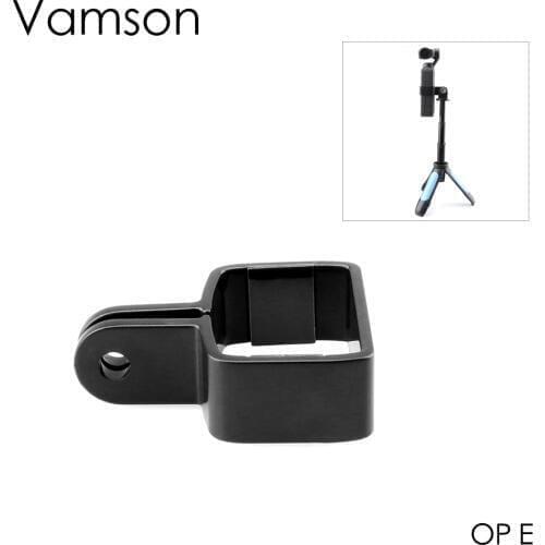 Vamson for DJI Osmo Pocket Accessories Mounting Bracket Adapter for Tripod Suction Cup Mounting Bracket OPE