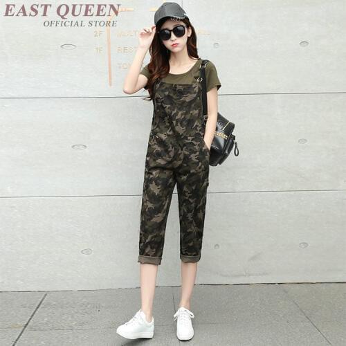 Jumpsuits for women 2018 camouflage military jumpsuits for women 2018 overalls for women rompers dungarees FF1297