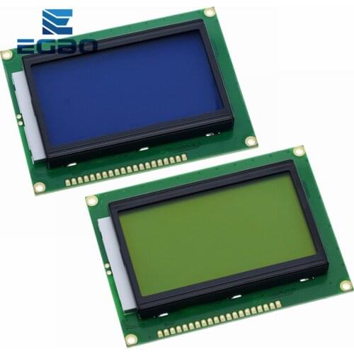 128*64 DOTS LCD module 5V blue screen 12864 LCD with backlight ST7920 Parallel port LCD12864 for arduino
