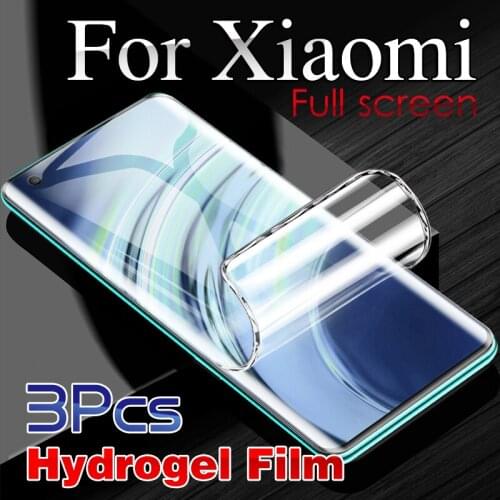 Black Shark 4Pro Screen Protector For Xiaomi 11 Ultra 11Lite Hydrogel Film Xiaomi10 Pro Mi10Lite HD Soft Ultra-thin Mi10Ultra