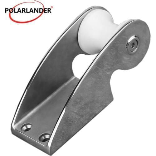 316 Stainless Steel Rubber Roller Fixed Anchor Bow Anchor Marine Boat Yacht Roller Bracket