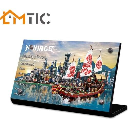 Acrylic display stand brand suitable for model 70618 destiny bounty building block toys