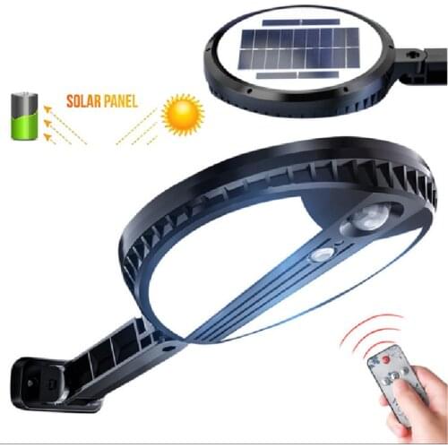 DHL 4 SETS Motion sensor LED Solar Light Outdoor Solar Wall Lamp Remote Control Waterproof Sunlight Power for Garden Decoration