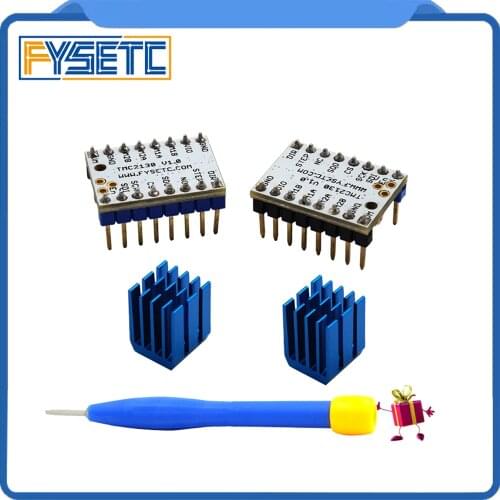 2pcs TMC2130 Stepping Motor Mute Driver Stepstick Power Tube Built-in Driver Current 1.4A Peak Current 2.5A Replace TMC2100