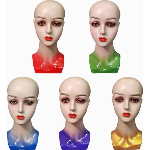 Realistic Female Mannequin Head Display Manikin Head for Wigs,Makeup,Beauty Accessories Displaying New Style