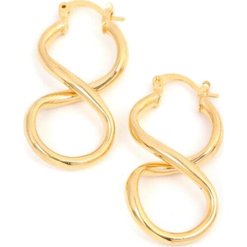 Famous Jewelry Brass Earrings Algeria Brazilian African Design Stud Earrings For Women Jewelry Gift