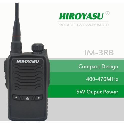 HIROYASU IM-3RB UHF 400-470MHz Compact mini Portable Two-Way Radio