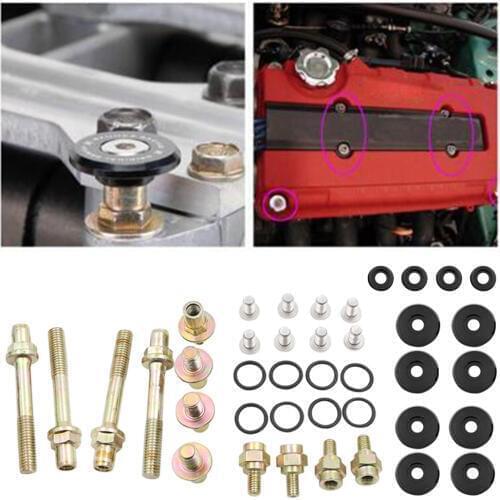 Engine Valve Cover Washer Bolt Low Profile For Honda Acura B Series B16 B18/ B20 Aftermarket Spark Plug Wire Covers