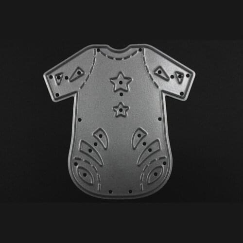 Cute Star Clothes Metal Cutting Dies Scrapbooking Embossing Folder DIY Decor Children Sweater Scrapbooking Template