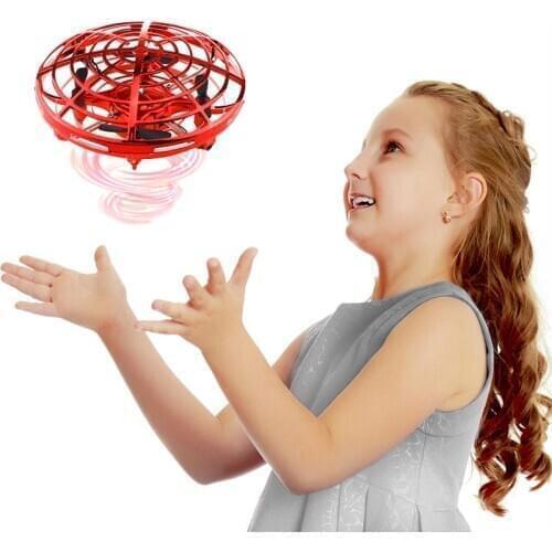 Mini Drone UFO Hand Operated Toys For Kids RC Helicopter Quadrocopter Dron Infrared Induction Aircraft Flying Ball
