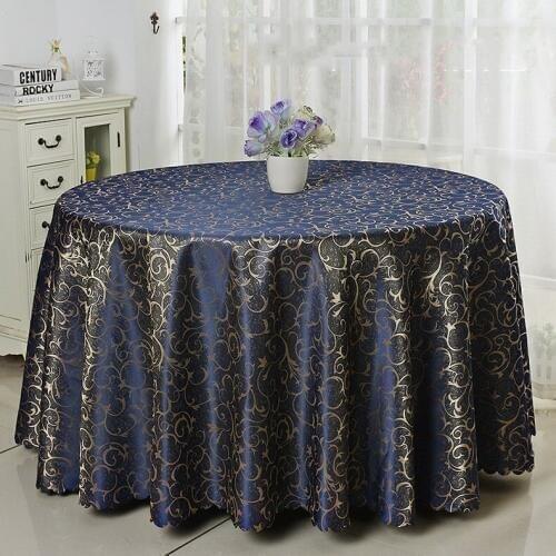 Washable Jacquard Handmade Round Table Cloth Polyester Rectangular Table Covers Hotel Party New Tablecloth Wedding Decoration