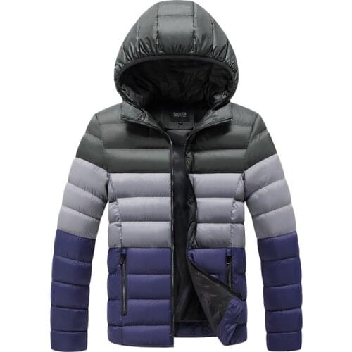 Male Winter Fashion Baggy Jackets And For Coats Warm Men Track Overcoat Casual Hooded Vest