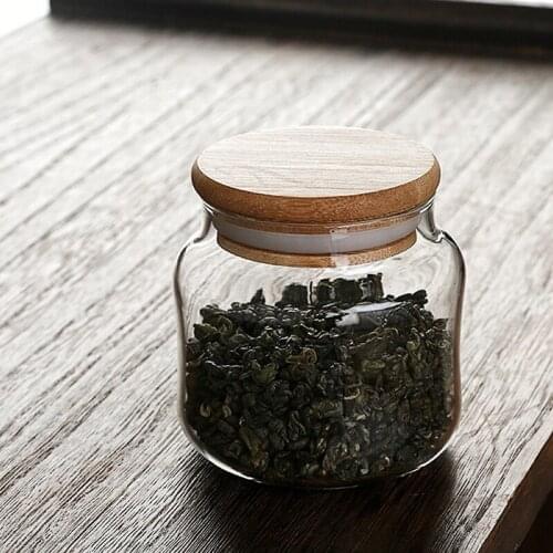 NEW Hot Mini Glass Bottles With Lid Clear Transparent Glass Container With Cork Tea