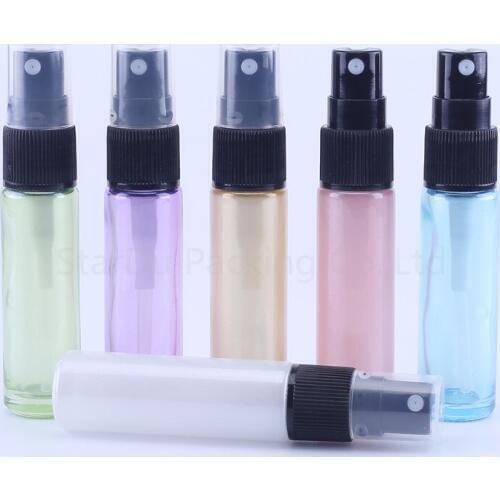 6pcs/lot 10ml Empty Glass Spray Bottle for Perfume, 10cc Container Refillable Cosmetic Atomizer bottles