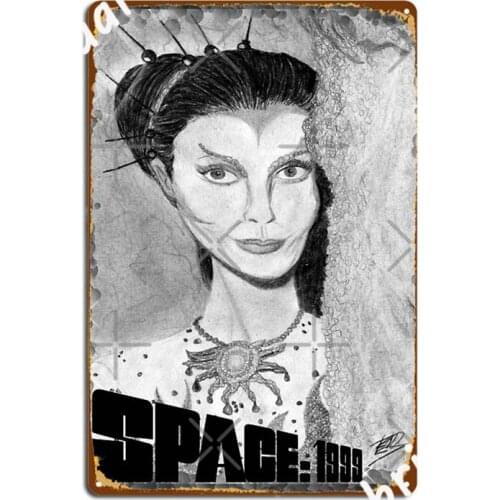 Space 1999 Maya From Psycon Metal Sign Club Party Create Plaques Kitchen Tin Sign Poster