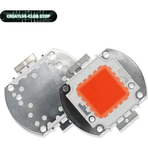 12V 30V LED Plant Grow Light High Power LED Chip Full Spectrum Grow 380-840NM 10W 20W 30W 50W 100W For Light Plant Lamp Bead DIY