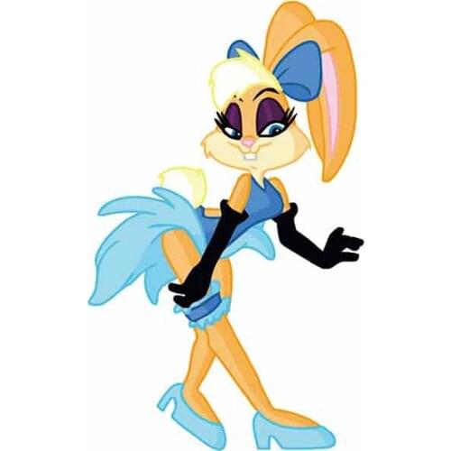 Funny Rabbit Car Sticker Vinyl Material Scratch-proof Waterproof Motorcycle VAN Decoration Windows Refrigerator Decals Kk13*8cm