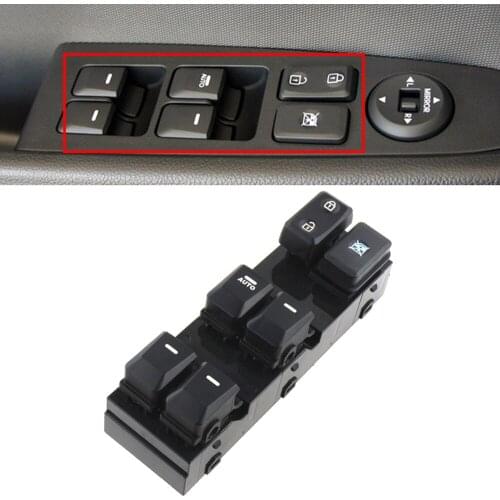16Pins Power Window Switch For 2011-2016 Kia Sportage R OEM 93570-3W000 935703W000,93570-3W450 935703W450 Car Switch With Light