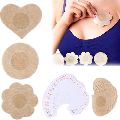 Invisible Breast Lift Tape Adhesive Instant Disposable Transparent Boob Lift Nipple Cover Stickers Bra Accessories Breast Lift