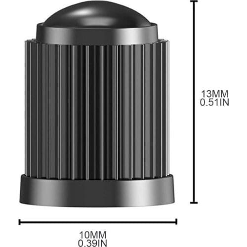 8pcs Tyre Valve Caps, Car Tire Stem Dust Covers with Seal Ring for Auto parts