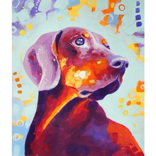 Diamond painting diy Di Tai dog 5D stickers diamond painting living room bedroom decoration painting