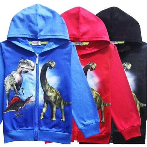 Girls Boys Dinosaur Animals T-rex Costume Kids Movie Dino Jacket Coat Halloween Cosplay Costumes Party Role Play Dress Up Outfit