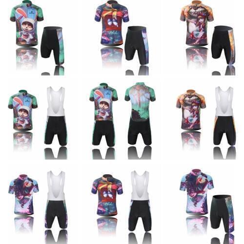 Kids Cycling jersey Set boys girl Bike Jersey Shorts Children Road Mountain MTB Bicycle Clothes Maillot Ropa Ciclismo Top bottom