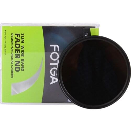 Fotga 52mm Slim Fader Variable ND Filter Adjustable Neutral Density ND2 to ND400 Photography lens Accessories Photo Studio Video