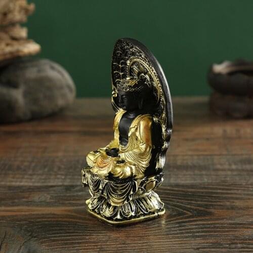 China Resin Hand Carved Buddhism Kuan-Yin Kwan-yin Guan Yin Buddha Statue